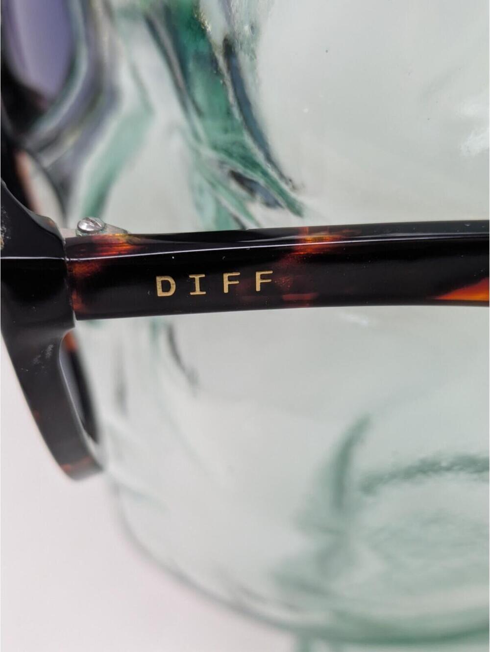 DIFF Rose BW-PK07P Polarized Cat Eye Tortoise Sunglasses Accent Rose - Picture 5 of 15